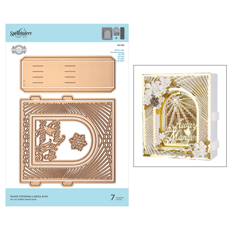

2020 Hot New Christmas Snowflake Layering Sentiment Alphabet Metal Cutting Dies Foil and Scrapbooking For Card Making no stamps