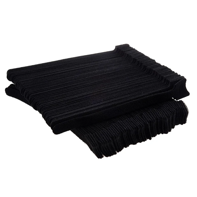 

Pack of 100 Reusable Nylon Strap Cable Ties adhesive backed