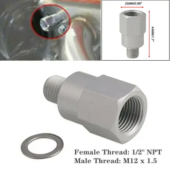 

LS Swap Coolant Temperature Sensor Adapter 1/2" NPT Water For LS1 LSX LS3 Engine High Quality And Brand New Car Sensor Adapter
