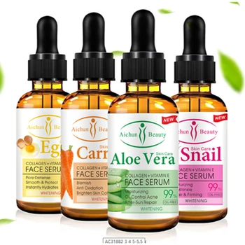 

Face serum Aloe Vera Gel Face Serum Vitamin C Hyaluronic Acid Snail Serum Moisturizing Skin Care Whitening Anti Wrinkle Cream