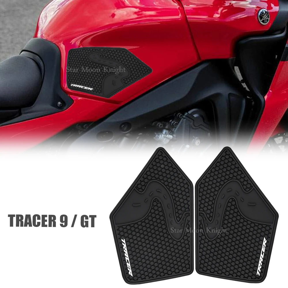 

For YAMAHA TRACER 9 GT TRACER9 2021 - Side Fuel Tankpad Non-slip Tank Pads Protector Stickers Decal Gas Knee Grip Traction Pad