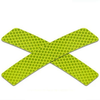 

1pcs Auto Car Stickers Wheel Rim Eyebrow Reflective Warning Strip Safety Warning Light Reflector Protective Mark Accessories