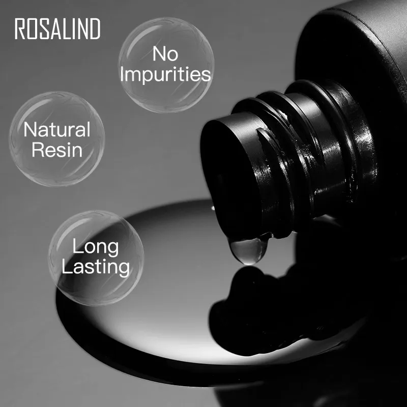 ROSALIND Primer Top Base Coat 7ML Gel Nail Polish For Manicure Long Lasting Nail Art Salon Gel Varnish UV LED Color Gel Polish