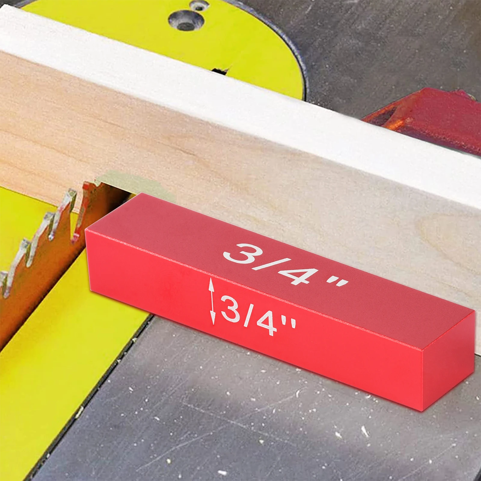 15Pcs Block Bar Height Gauge Portable Aluminum Alloy Woodworking Profile Bench Saw Accessories Precision Measuring Tools