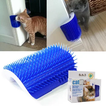 

Pet Products Cats Supplies Massage Device Self Groomer Furniture Scratching Post Pet Brush Bath Brush