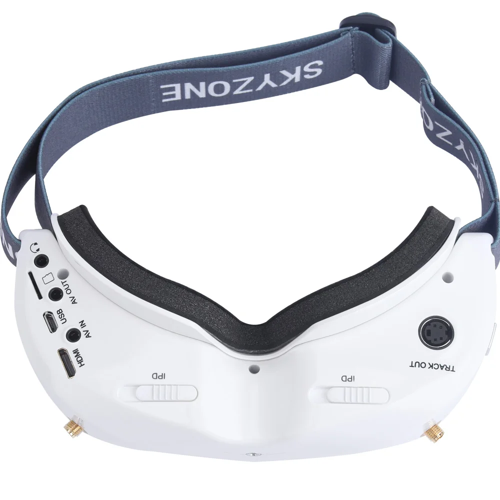 SKY02X White SKYZONE SKY02C/SKY02X 5,8 ГГц 48CH FPV очки Поддержка 2D/3D HDMI отслеживание головы с вентилятором DVR камера для RC Самолет гоночный FPV Дрон - Цвет: SKY02X White