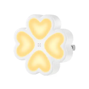 

Creative Night Light Plug-in Bedroom Bedside Led Sensor Light Children's Night Light Atmosphere Lamp Flower Shape