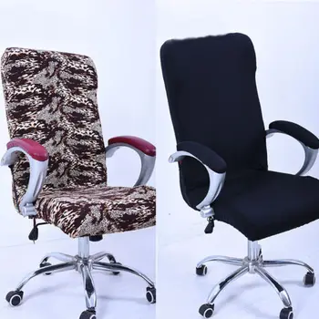

New Fashion Office Chair Cover Swivel Chair Computer Armchair Protector Task Slipcover Leopard Chair Covers