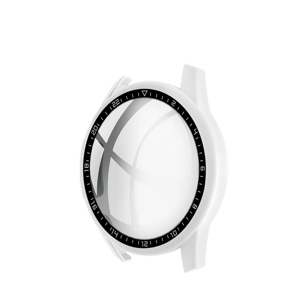 Tempered Glass Cover PC Dial Scale Protective Case For Huawei Watch GT 2 46mm Shell Screen Protector Smart Watch Accessories 