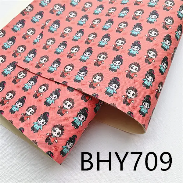 10 шт. A4 20*33 см, Колготки с рисунком искусственная кожа виниловый лист BHY709 - Цвет: BHY709