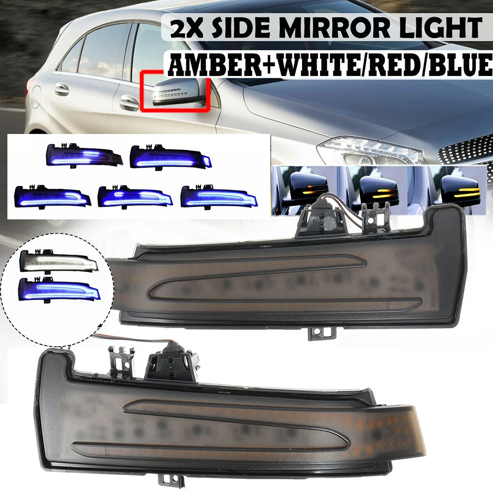 

AT / Automatic Mercedes-Benz W204 W205 Water Lights Steering Lights Streamer Rearview Mirror Modification for Sale