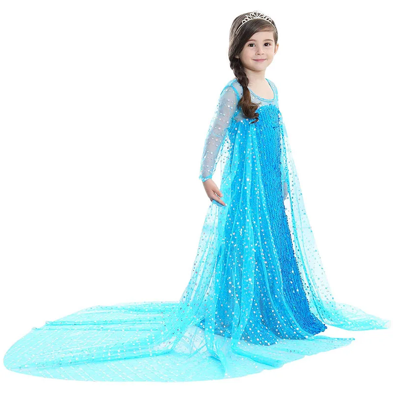 Girls Elsa dress E08-7