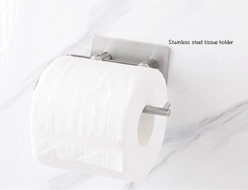 Подставка для салфеток из нержавеющей стали туалетная рулонная бумага самоклеящийся держатель домашний Ресторан отеля Дырокол держатель для бумаги