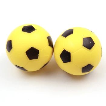 

NEW 2pcs 36mm 1.42" BLACK&Yellow Foosball Table Soccer Table Ball SOLID ABS Football Balls Baby Foot Fussball 32