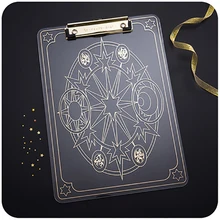 Магический набор акриловый блокнот для письма прозрачный держатель бумаги А4 студенческий канцелярский школьный офисный инструмент тестовый зажим доска