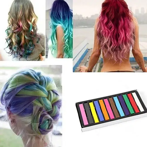 

12 Colors Fast Temporary Pastel Hair DIY Salon Painting Extension Dye Chalk Beauty Care Hair Styling Tool Crayons for Hair Tool