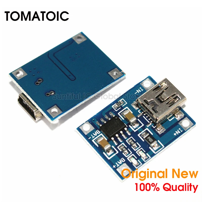 Мини USB модуль TP4056 5V 1A 18650 Литий Батарея зарядная плата Зарядное устройство Модуль