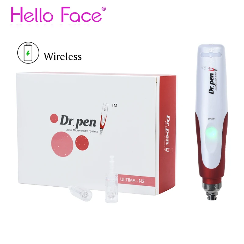 Dr. Pen N2 Wireless Micro Needle Mesotherapy Machine Skin Renew Derma Home Use Skin Care Strumento Di Bellezza Del Viso