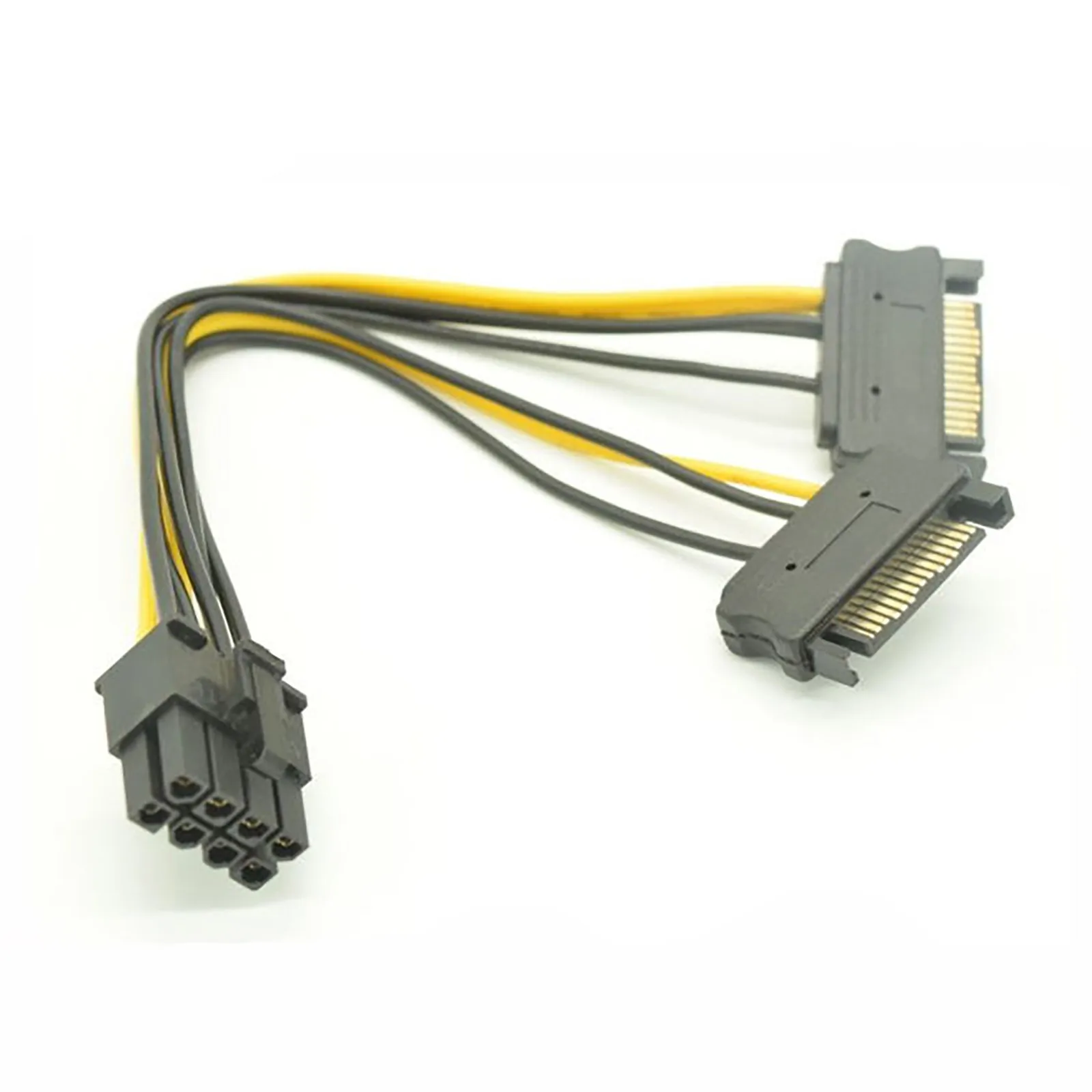 15P шнур питания мужчина к 8Pin удлинитель Pci-e1x до 16x557 внутренний SATA 15PIN (папа) большой