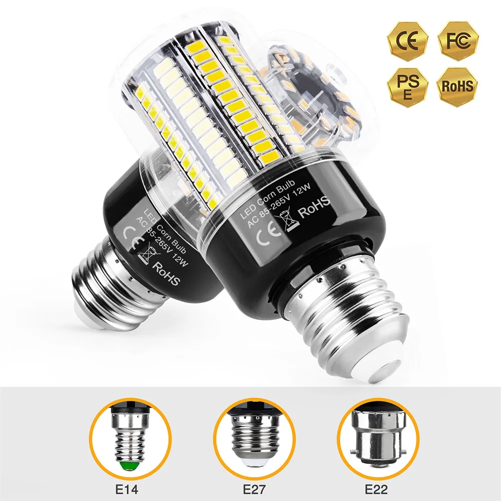 

LED Bulb Corn Lamp E27 220V LED Corn Light Bulb 110V Lampada Led Bombillas 5736 Ampoule AC85~265V 3.5W 5W 7W 9W 12W 15W 20W D30