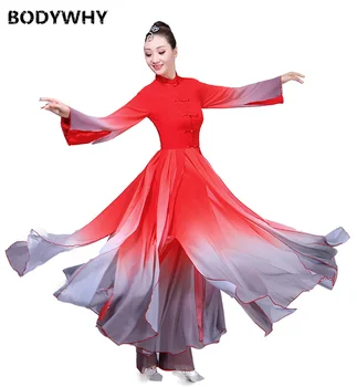 

Traditional Hanfu Costumes Embroidery Oriental Long Sleeve Chinese Style Princess Ancient Folk Dance Fairy Retro Elegant Fashion