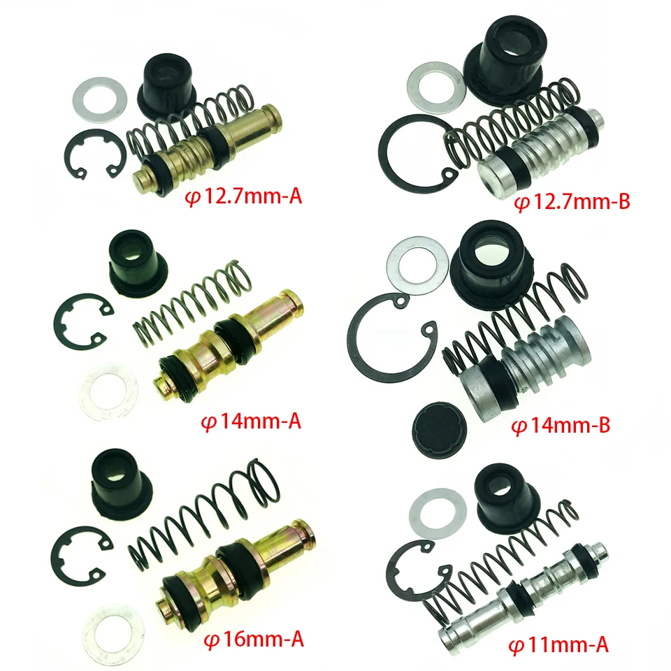 Motorcycle 12.7mm 11mm 14mm 16mm Motorcycle Clutch Brake Pump Piston Plunger Repair Kits Master Cylinder Piston Rigs Repair Accessories Accessories Color : 11mm