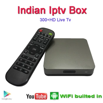 

5 PCS Azsuper Quad core Indian IPTV BOX support Indian/Sony/zee Channels Android Indian IPTV Box