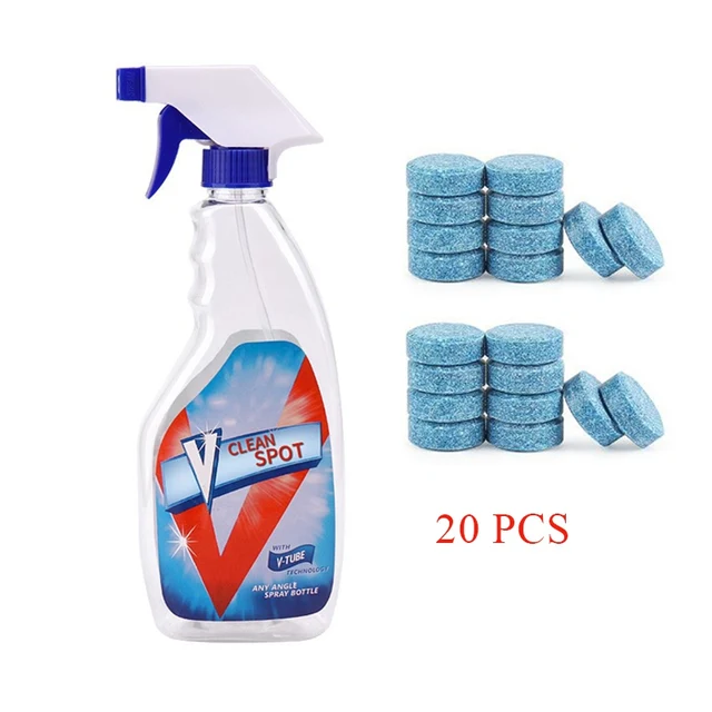 100/50/10Pcs Multifunction Effervescent Spray Cleaner Set Clean Spot Home Cleaning Concentrate Window Floor kitchen CleaningTool Bottle 20pcs