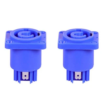 

SHGO HOT-20Pcs/Lot 3 Pin Powercon Female Jack Panel Mount NAC3MPA NAC3MPB AC Power Chassis for Stage Light LED Speakon Connector