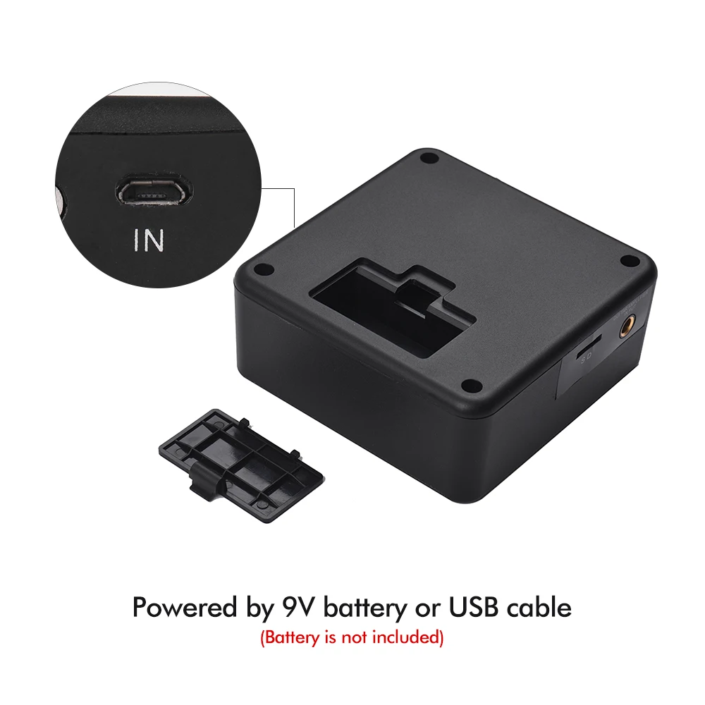 Muslady MS 5 Portable Mini Guitar Amplifier Amp Speaker 5W Support BT Connection with Memoey Card Slot Headphone Output