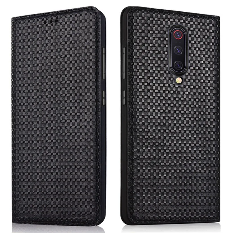 Магнитная сумка для мобильного телефона из натуральной кожи для Xiaomi Redmi K20 Pro, магнитная откидная крышка для Xiaomi Mi9T, чехол с подставкой Магнитная сумка для мобильного телефона из натуральной кожи для Xiaomi Redmi K20 Pro, магнитная откидная крышка для Xiaomi Mi9T, чехол с подставкой