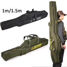 Новые сумки для рыбалки 100 см/150 см складные многофункциональные сумки для рыбалки сумки для удочек чехол на молнии сумки для рыболовных снастей сумка держатель