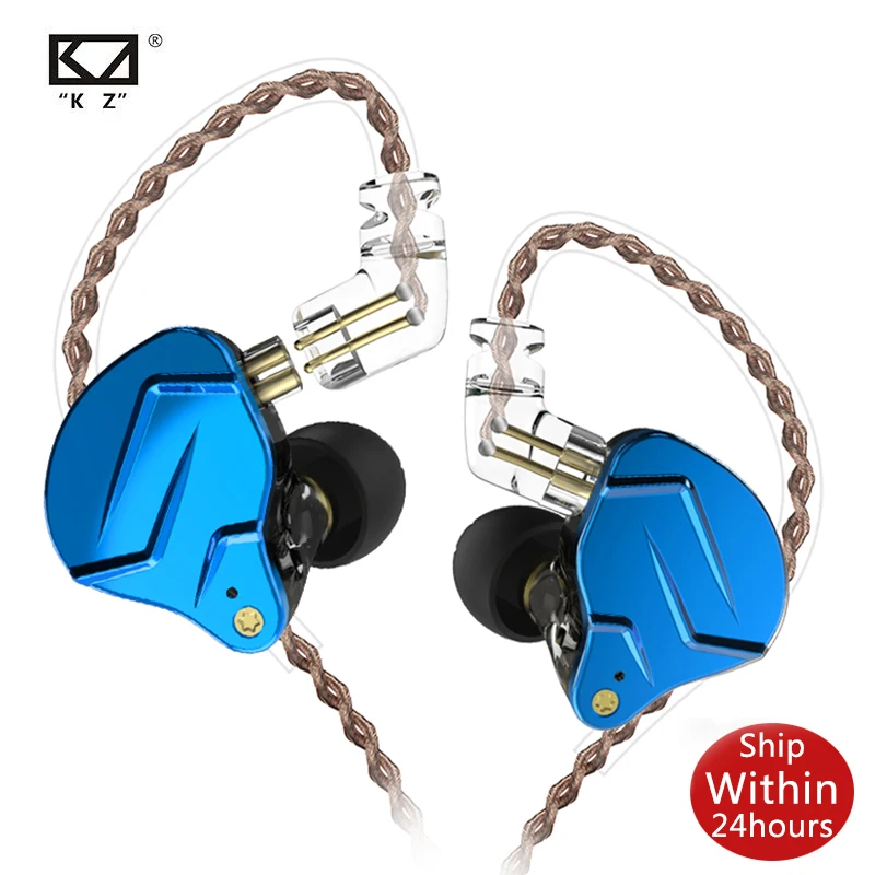 Zsn Pro Pendurado em Fones de Ouvido Monitor Metal Tecnologia Alta Fidelidade Baixo Esporte com Cancelamento Ruído Zsx Pro Gamer kz - Image 4