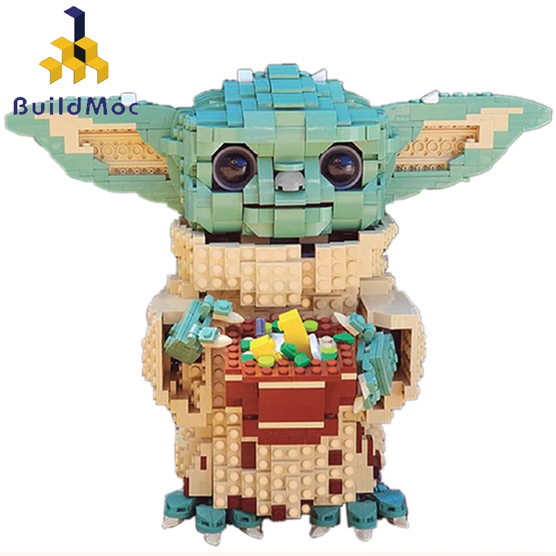 Star Wars Mandalorian Baby Yoda Mini Figures Building Blocks Compatible Toy Leog