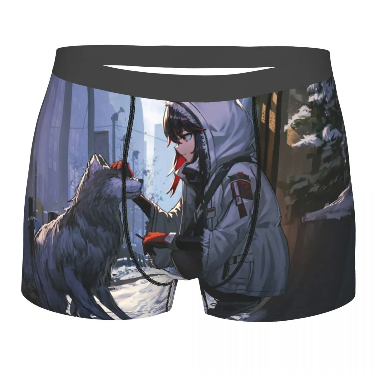 Video Game - Arknights Underpants Breathbale Panties Male Underwear Print Shorts Boxer Briefs 4pcs lot 2 4ghz 5ghz 5 8ghz 8dbi male antenna for wifi router wireless network card usb adapter security ip camera video monitor