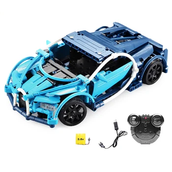 

C51053 419pcs technic bugatti chiron racing car supercar remote control rc electric building blocks 42083 Toys For Children