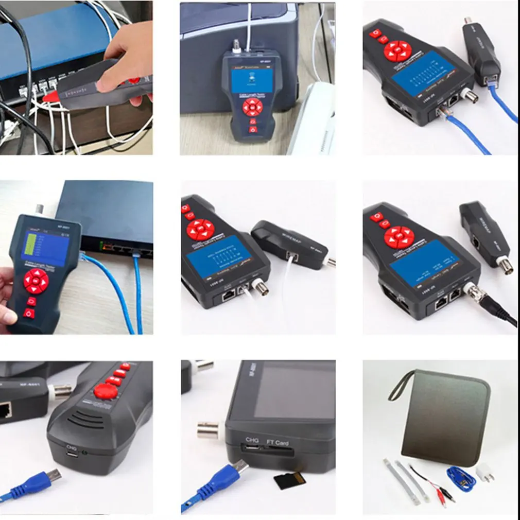 US $90.00 Nf 8601w Professional Full Featured Cable Tester Network Tester Ping Test