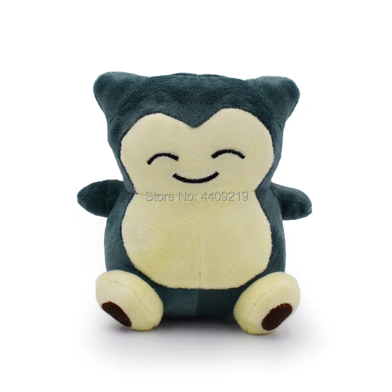 Togepy Psyduck Mimikyu Стрекоза Chespin Lapras Snorlax Bulbasaur Marill Ekans Poliwhirl плюшевая игрушка мягкая кукла - Цвет: Snorlax