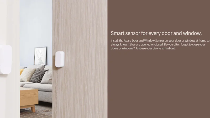 Original Door Window Sensor Zigbee Wireless Connection Smart Mini Door Sensor W