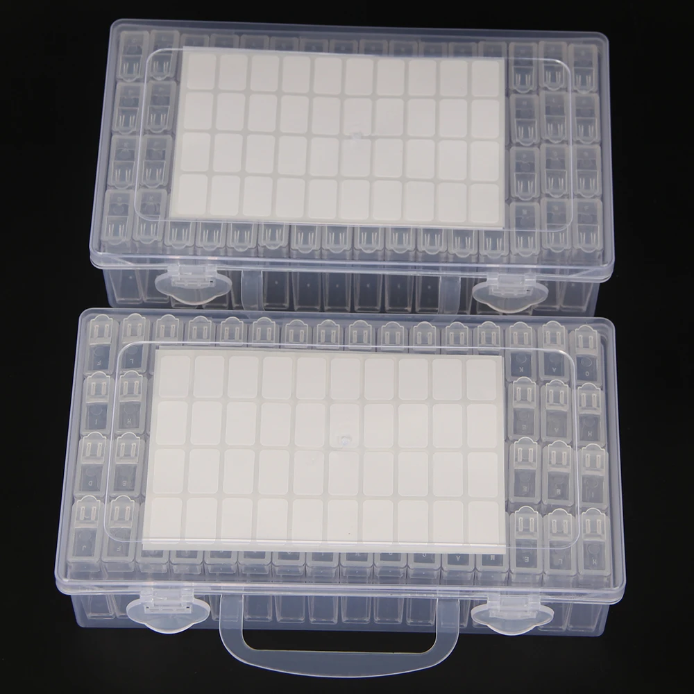 Diamond Painting Tools Accessories Storage Box diamond painting diamond painting accessories diamond painting accessory box 256pcs Beads Container Diamond Embroidery Stone Mosaic Convenience Box