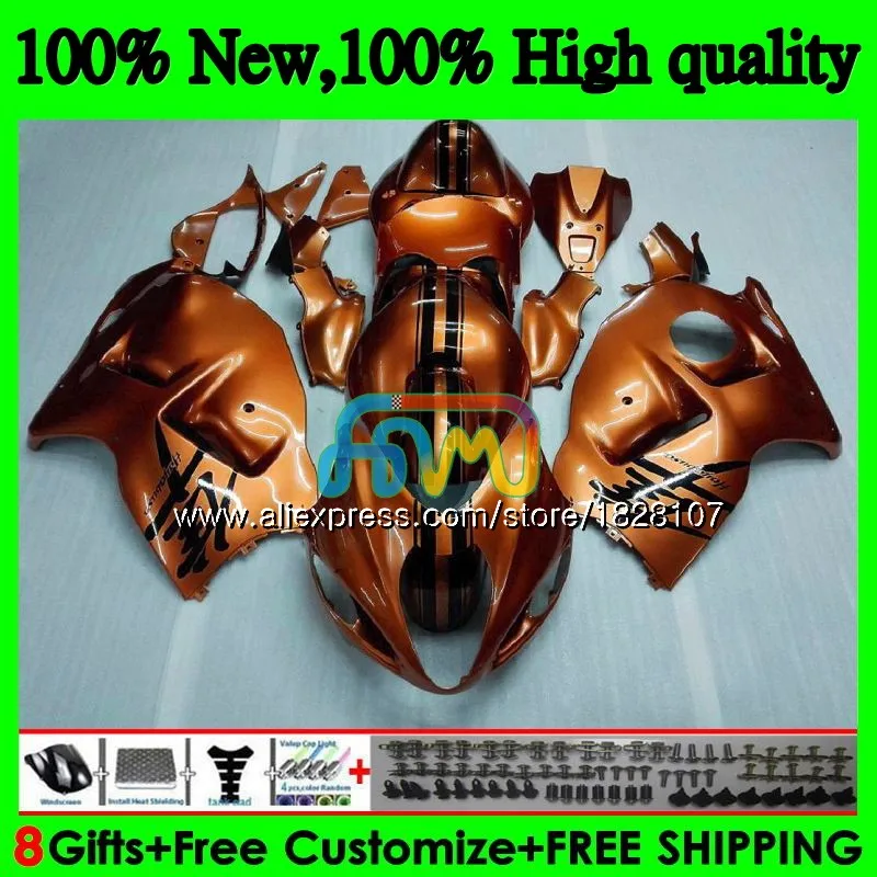 No. 1 Hayabusa для SUZUKI GSX-R1300 orange GSXR 1300 1996 1997 1998 1999 2000 2001 48BS. 140 GSXR1300 96 97 98 99 00 01 обтекатели - Цвет: No. 1