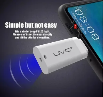 

UVC UV Disinfection Lamp Plug Mobile Phone Mini Baby Nipple Sterilization Ultraviolet Sterilizer