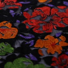 114 см* 50 см выгоревшая бархатная ткань тутового шелка бархатная одежда Cheongsam юбка подкладка Жженый бархат