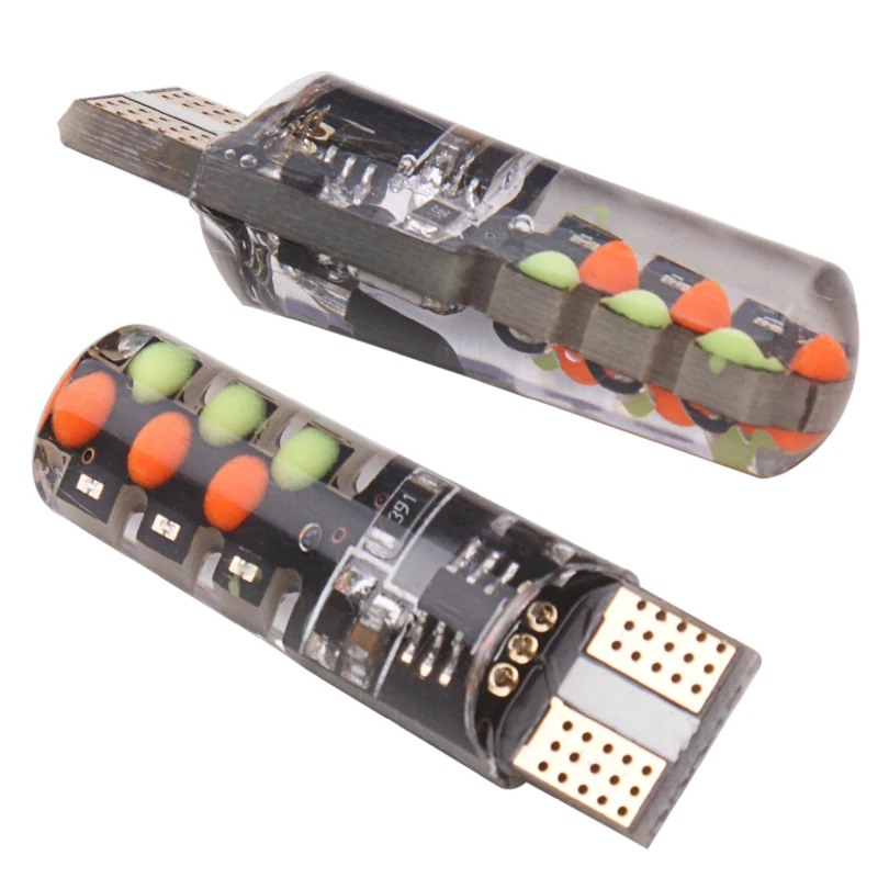 RXZ, 50 шт в наборе, T10 W5W RGB светодиодный 192 168 18 светодиодный canbus Габаритные фонари для автомобиля Лампы для чтения дистанционного Управление Стробоскопическая Светодиодная лампа стайлинга автомобилей 12v
