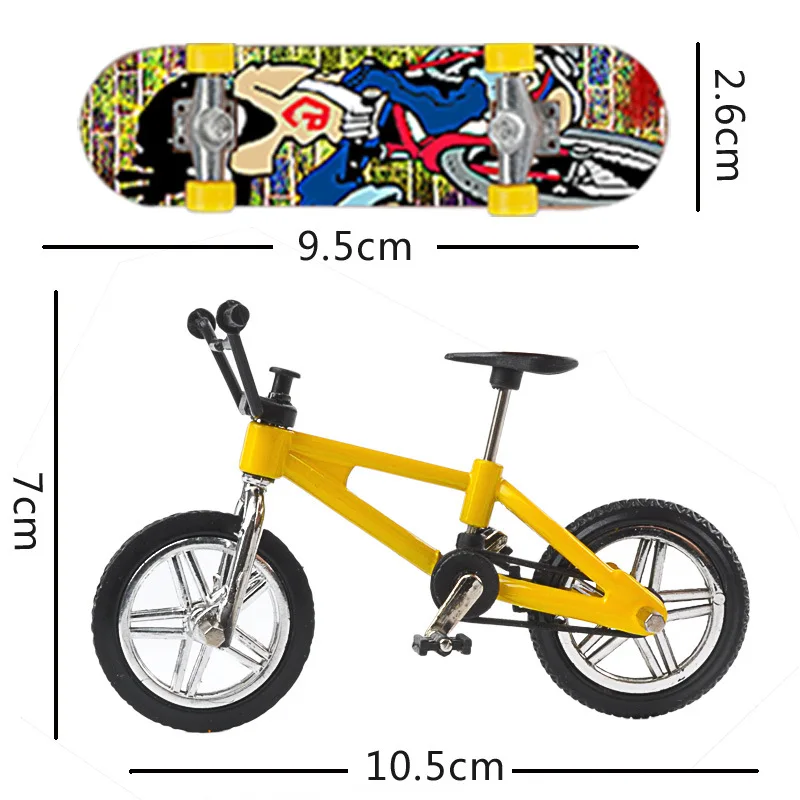 Finger Skate Board Mini Skatepark Professional Ramp Skateboard Children Assembled Alloy Track Scooter Toy Bicycle |