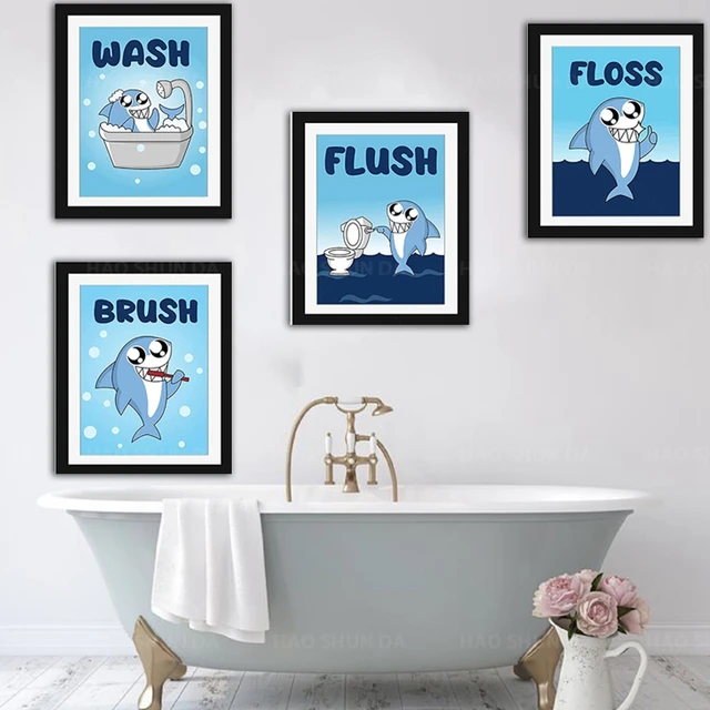 Kids Bathroom Wall Decor