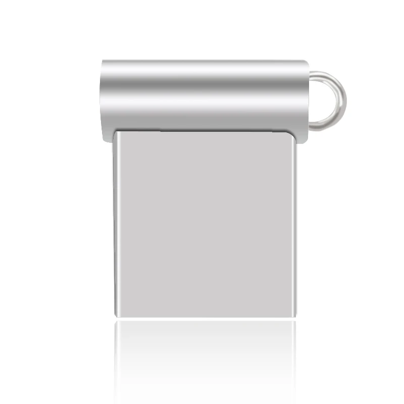 USB флеш-накопитель мини металлический водонепроницаемый usb 2,0 флеш-накопитель 32 Гб 64 Гб 128 Гб 16 Гб карта памяти - Цвет: silver