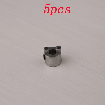 

5pcs RC Model Boat Drive Shaft Accessories Inner Dia 5mm Paddle Fork Stainless Steel Propeller Fastener Fixed Connecting Adapter