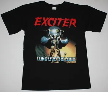 

EXCITER LONG LIVE THE LOUD SPEED THRASH METAL ANVIL NEW BLACK T-SHIRT