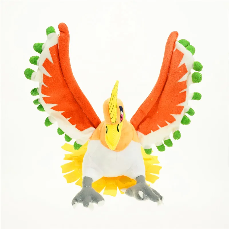 25-32 см блестящие запдоса, Moltres Хо-ой плюшевые игрушки мягкие куклы мультфильм животных PP Хлопок птица игрушки в подарок на день рождения для детей